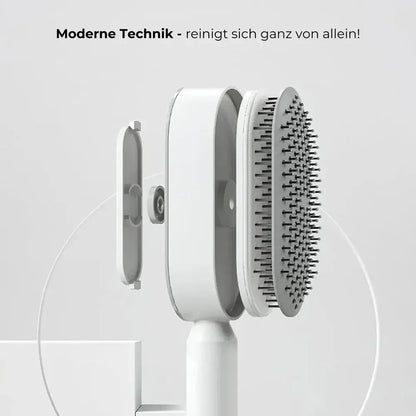 Selbstreinigende 3D-Haarbürste