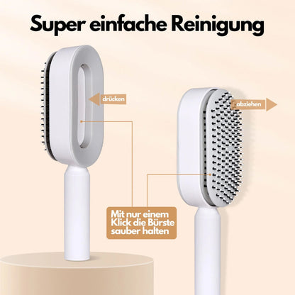 Selbstreinigende 3D-Haarbürste